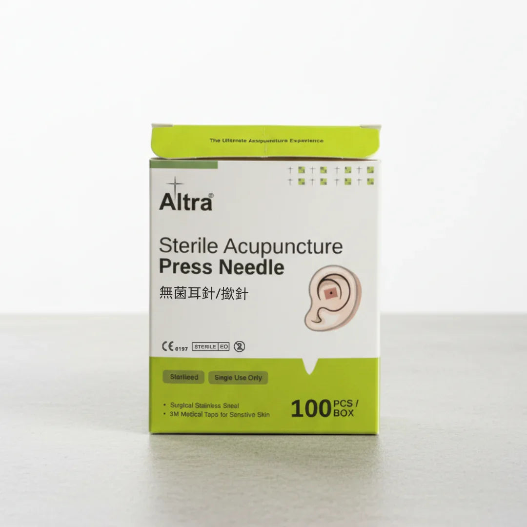 Altra Pre-taped press tacks on plastic carrier, Press Needle, Acupuncture, ear/NADA
