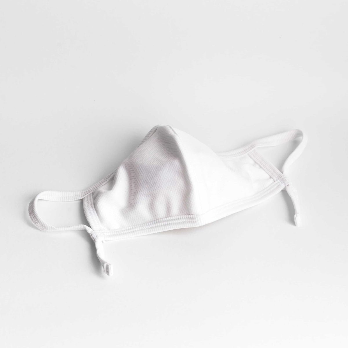 Cloth Washable Facemask with Nanofiber Filter - White - Herbprime