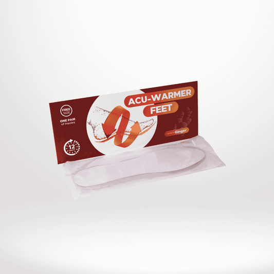 Ginger Insole Feet Acu-Warmer - One Pair Insoles - Herbprime