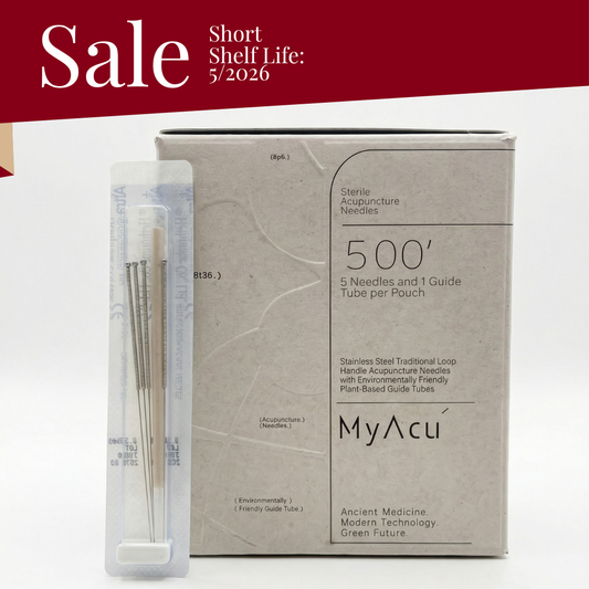 MyAcu Eco-Moxa Guide Tube Acupuncture Needles, Bulk 500'/Box