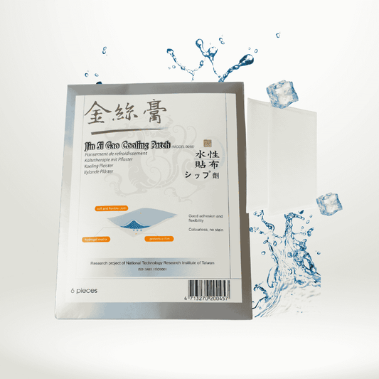 Jin Si Gao Cooling Plaster (6pc per pack) | Targeted Pain Relief | 16 Natural Herbal Active Ingredients - Herbprime