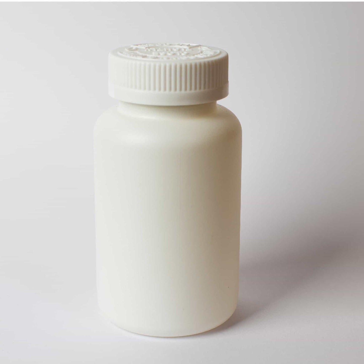 White HDPE Round Plastic Bottle for Herb Dispensary (275ml) Herbprime